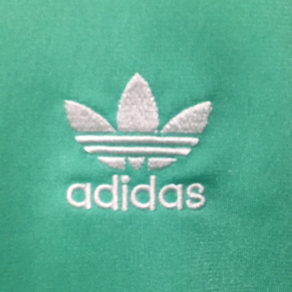 Adidas Tracksuit Sea-Foam Green warmup suit sweatsuit jacket pants set 2pc EUC - Picture 4 of 16